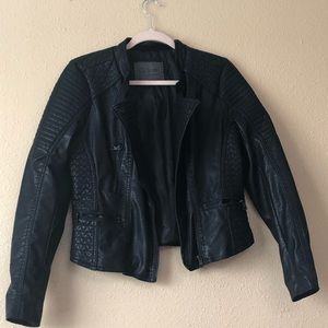 CiSono black leather jacket. Never worn